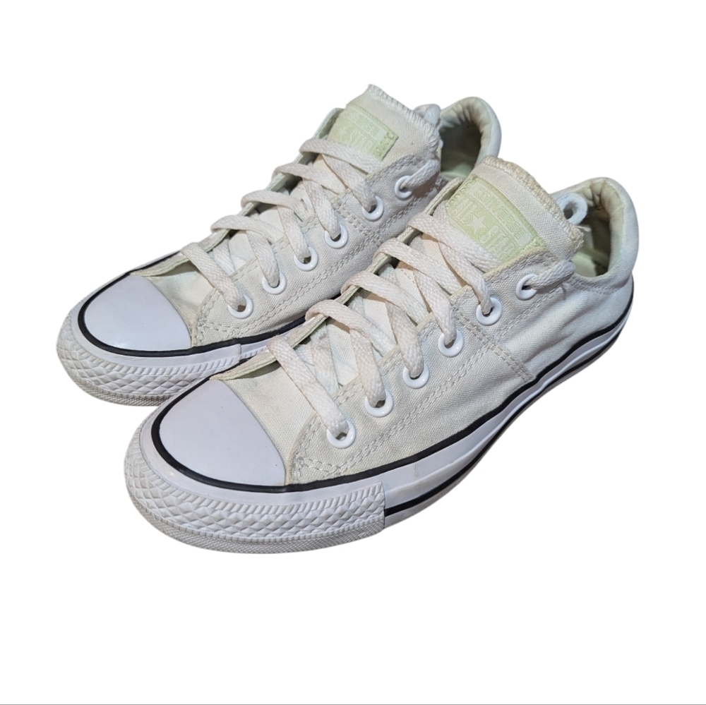 CONVERSE ALL STAR Women White Soft Green Madison Sneaker Low Top Size 8 551520F